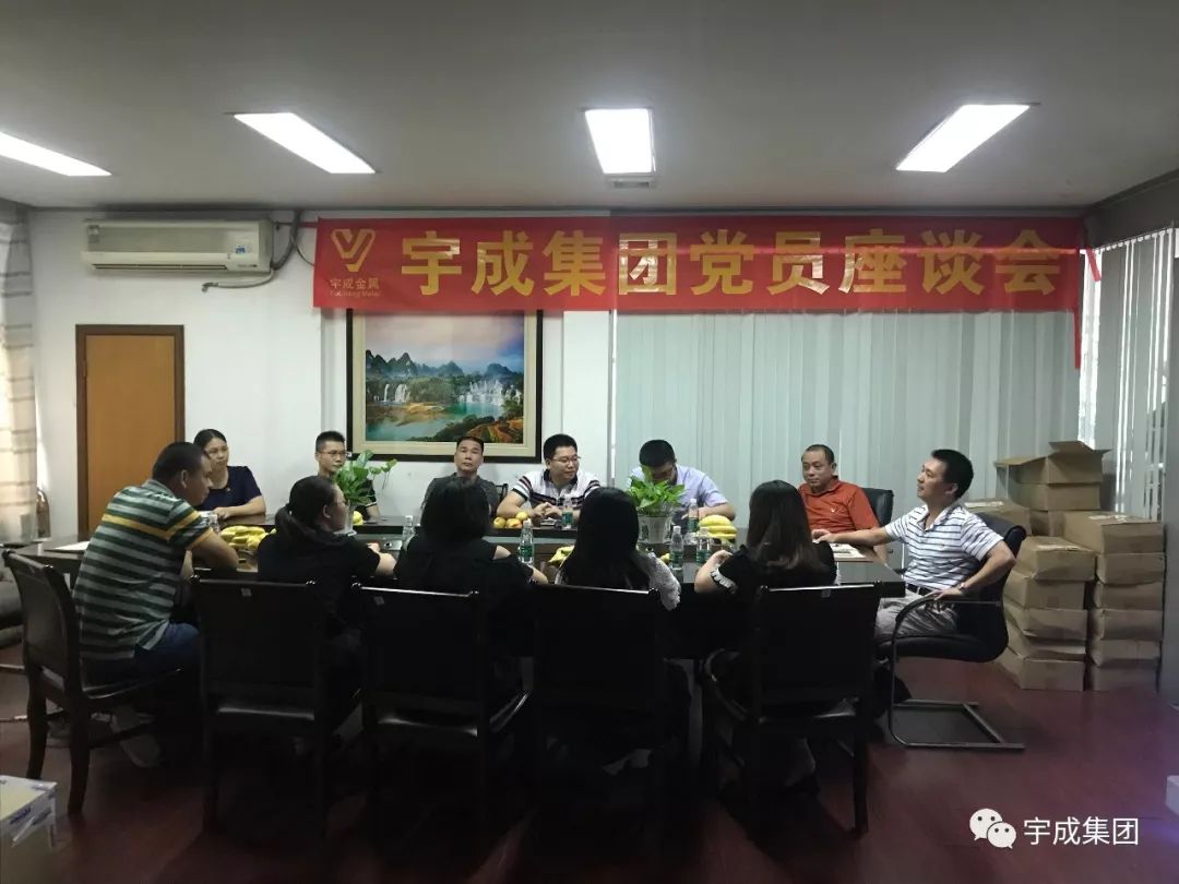 “不忘初心·永远跟党走”--宇成集团2019党员座谈会隆重召开